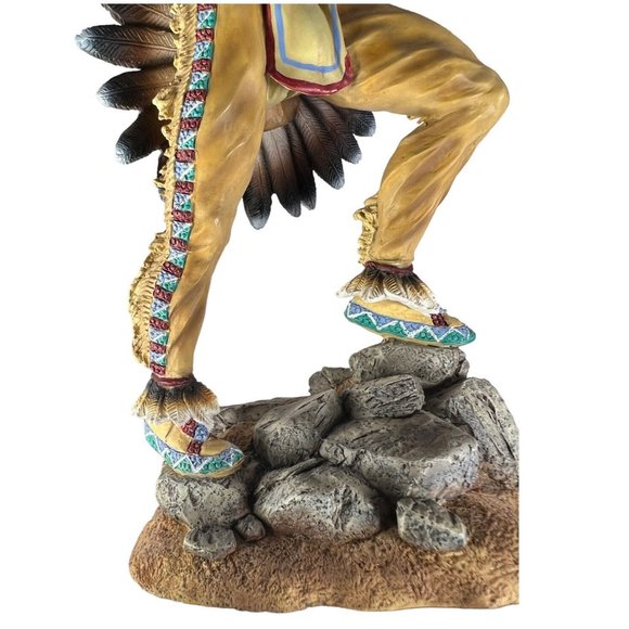 1995 Hamilton Tailsman of Courage Gifts of‎ Antient Spirits Native Eagle FLAW - Picture 10 of 13